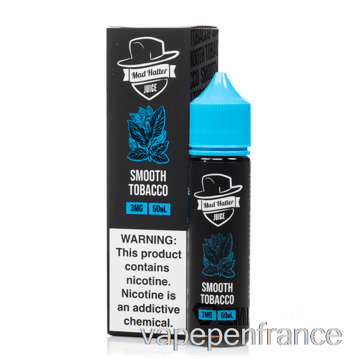 Tabac Lisse - Chapelier Fou - Stylo Vape 60 Ml 6 Mg